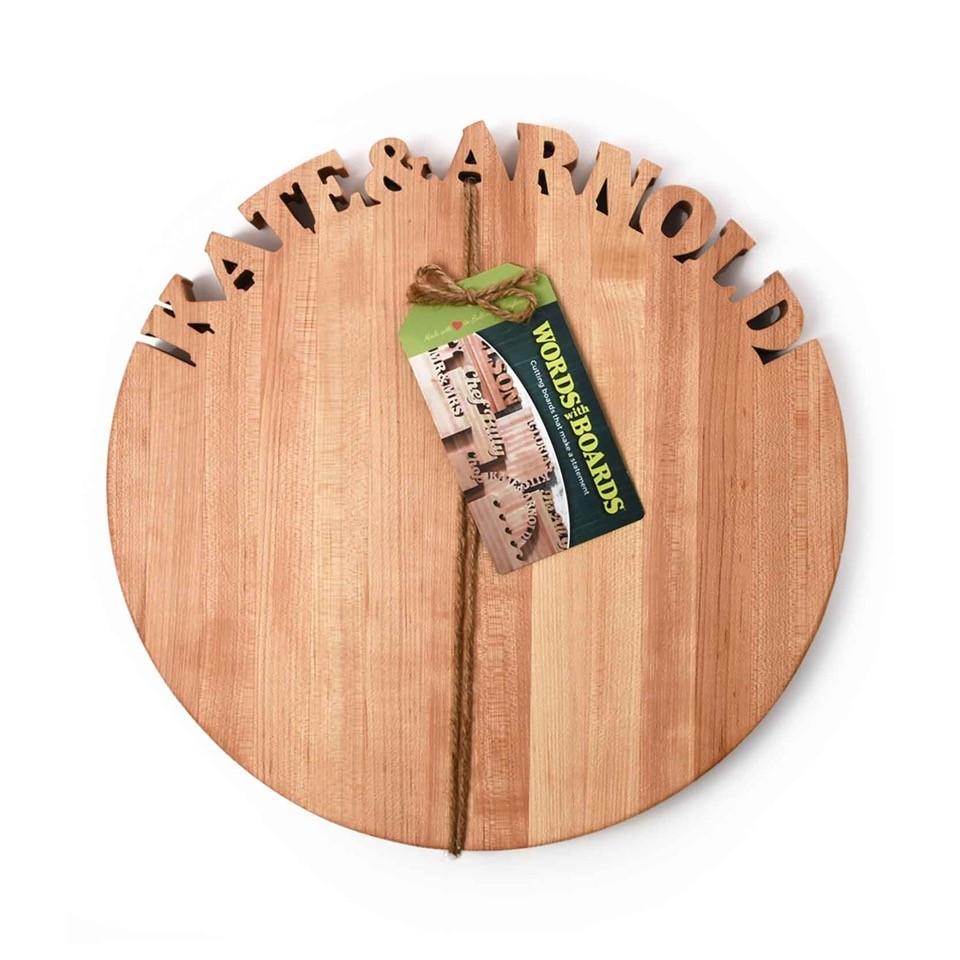 Personalized Cutting Board ~ Round
