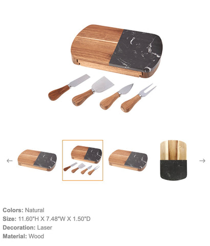 cutting board knife set
