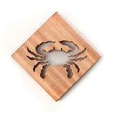 Wood Trivet with Maryland Crab cut out
