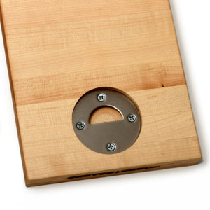 Cutting Board - chopping board with lips cut out and bottle opener - Words with Boards -3