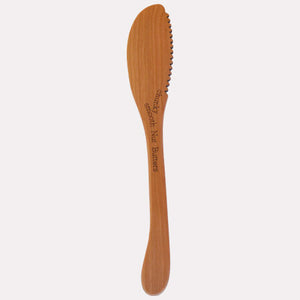 Wooden kitchen utensil, nut butter spreader